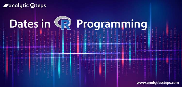 Dates in R Programming title banner