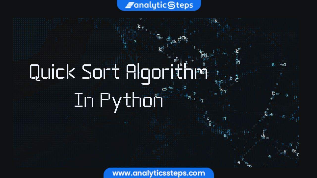 A Python Tutorial on Partition and QuickSort Algorithm title banner