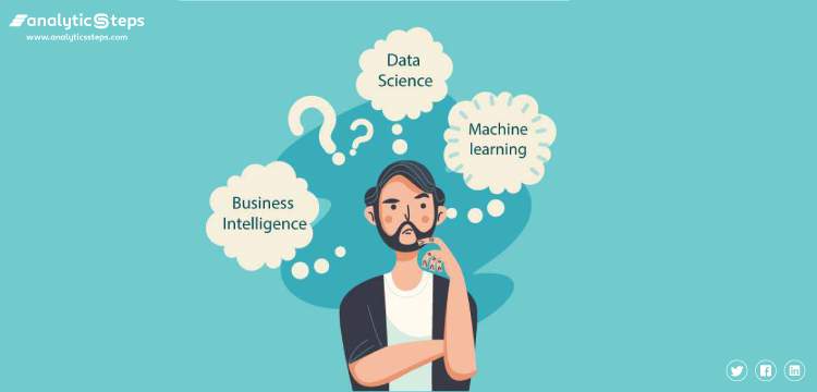 Detailed classification of Data Science, Machine Learning, and Business Intelligence title banner